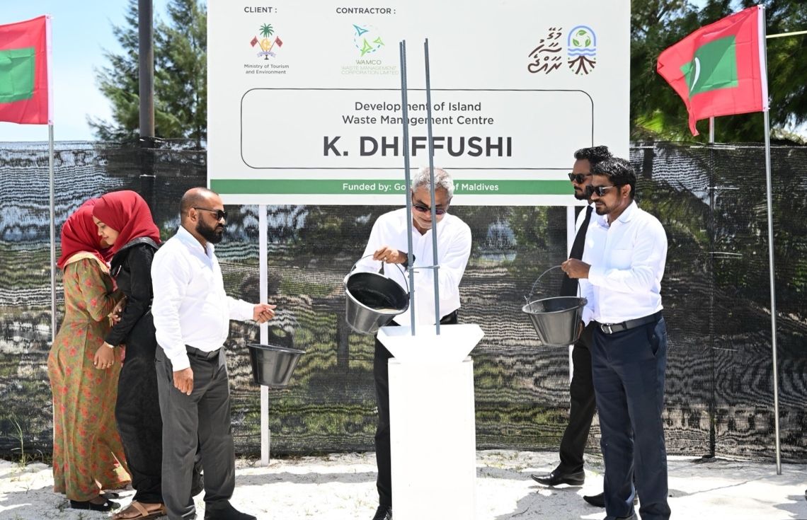 ކ. ދިއްފުށީ ވޭސްޓް މެނޭޖްމެންޓް ސެންޓަރުގެ ޢަމަލީ މަސައްކަތް ފަށައިފި