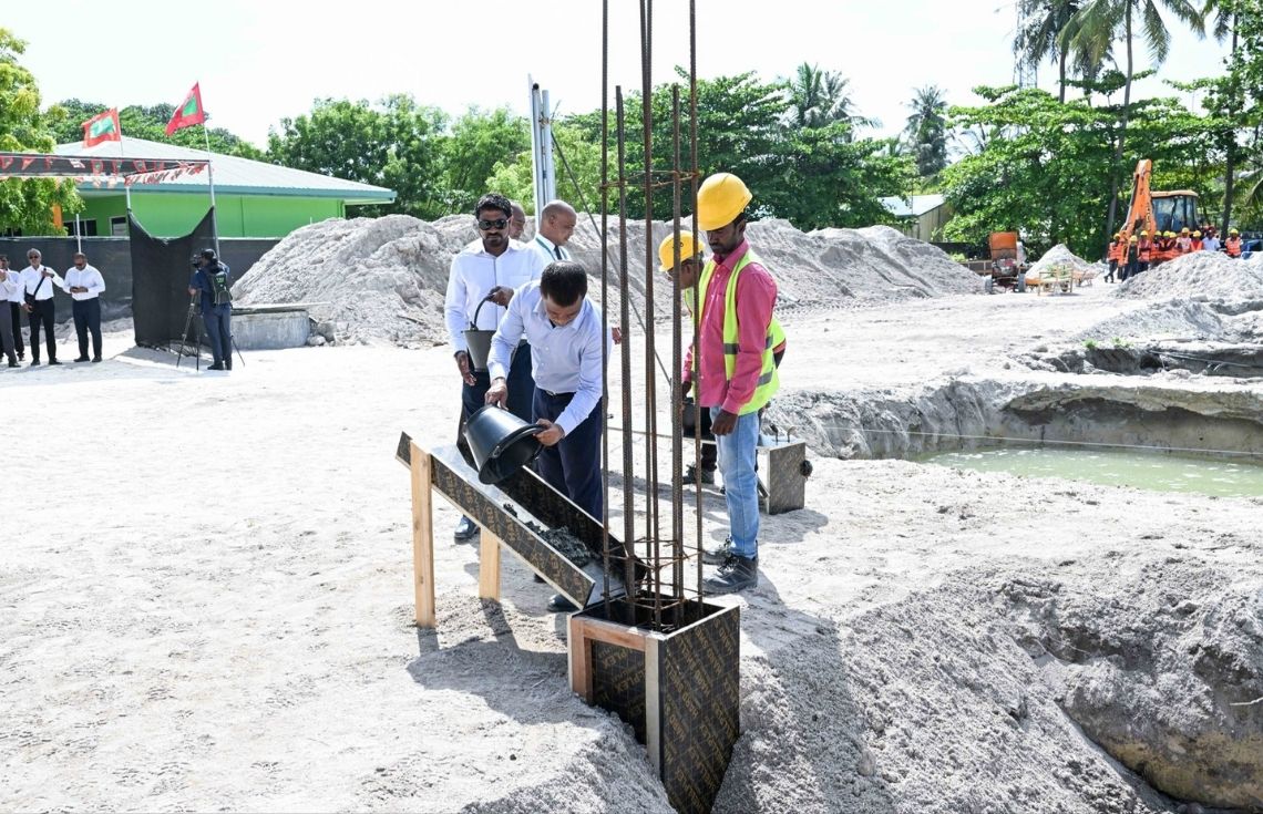 ކ. ތުލުސްދޫ ހޮސްޕިޓަލުގެ އައު އިމާރާތުގެ ޢަމަލީ މަސައްކަތް ފަށައިފި