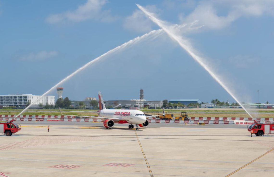 ވީއައިއޭގެ އައު  ޓާމިނަލުން އެއާ އިންޑިއާ އަށް ހިދުމަތް ދޭން ފަށައިފި!