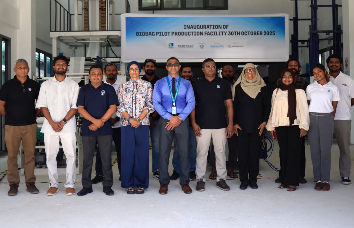 ކާބޯތަކެތީގެ ރައްކާތެރިކަމުގެ މިންގަނޑުތައް ހަރުދަނާ ކުރުމަށް ބަޔޯޕްލާސްޓިކް ކޮތަޅު އުފައްދާ މަރުކަޒެއް ހުޅުވައިފި