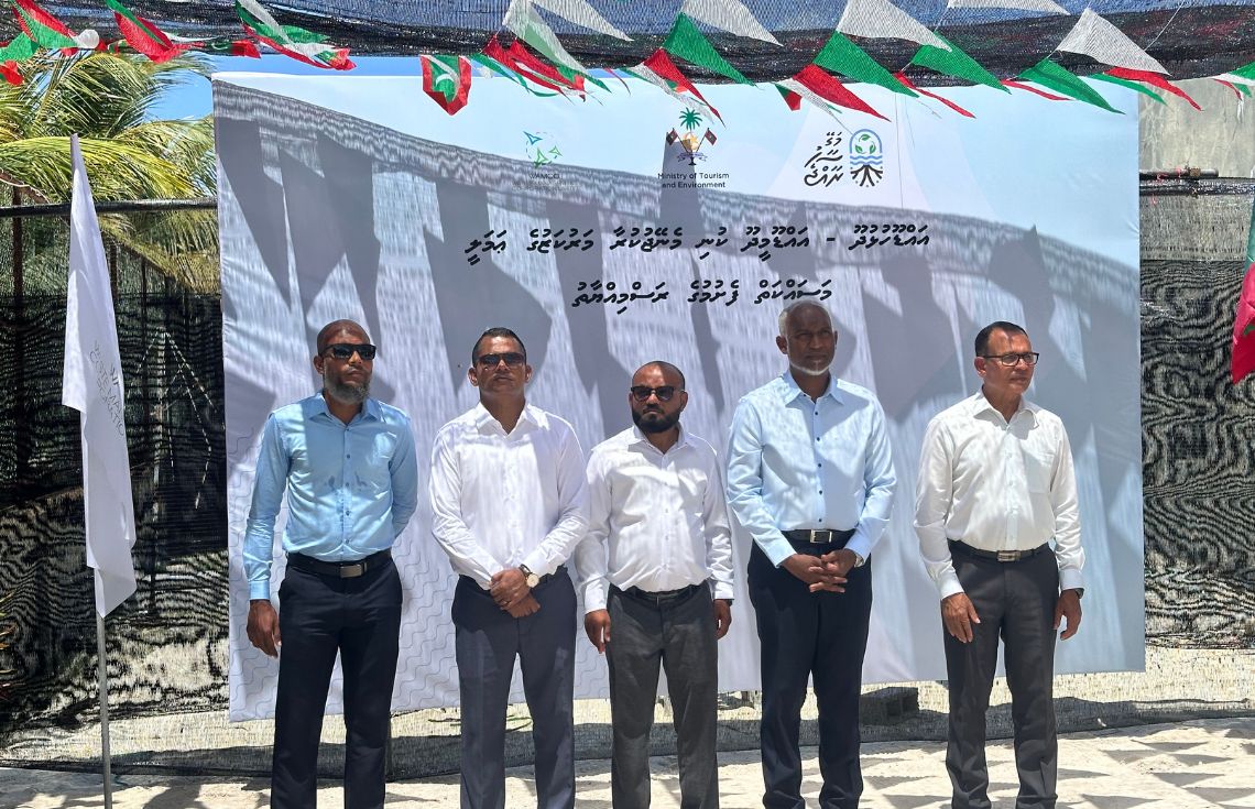 އައްޑޫ ހުޅުދޫ - އައްޑޫ މީދޫ ވޭސްޓް މެނޭޖްމަންޓް ސެންޓަރާއި، އައްޑޫ މީދޫ ފިޓްނަސް ސެންޓަރުގެ މަސައްކަތް ފަށައިފި