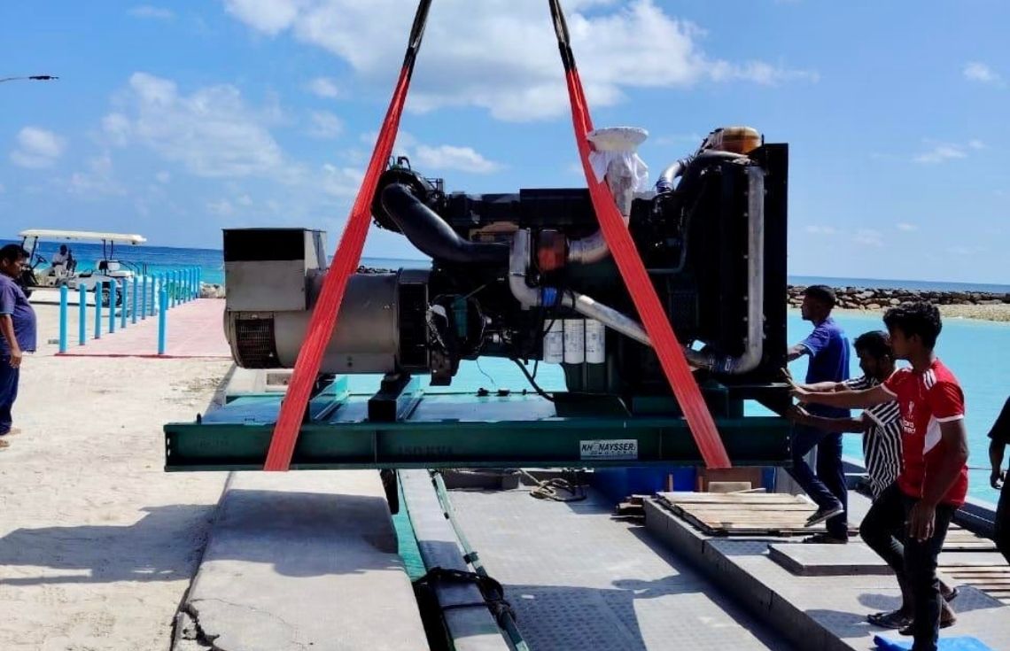 އދ. ދިގުރަށުގެ ކަރަންޓުގެ ޚިދުމަތް ފުރިހަމަކުރުމަށް 320 ކިލޯވޮޓްގެ އިތުރު ޖެންސެޓެއް!