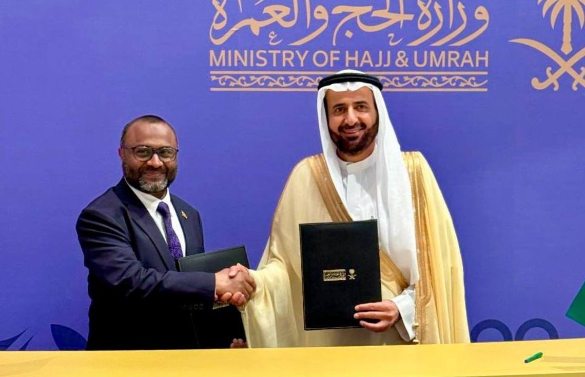 ދިވެހިރާއްޖެއާއި ސަޢުދީ ޢަރަބިއްޔާއާ ދެމެދު ޙައްޖުގެ ކަންތައްތަކާ ބެހޭ އެއްބަސްވުމުގައި ސޮއިކޮށްފި