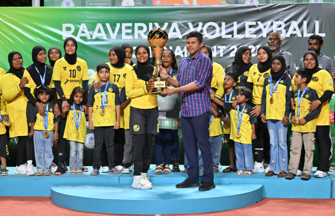 ރައީސުލްޖުމްހޫރިއްޔާގެ ނައިބު‎، ރާވެރިޔާ ވޮލީމުބާރާތް ނިންމުމުގެ ރަސްމިއްޔާތު ޝަރަފުވެރިކޮށްދެއްވައިފި