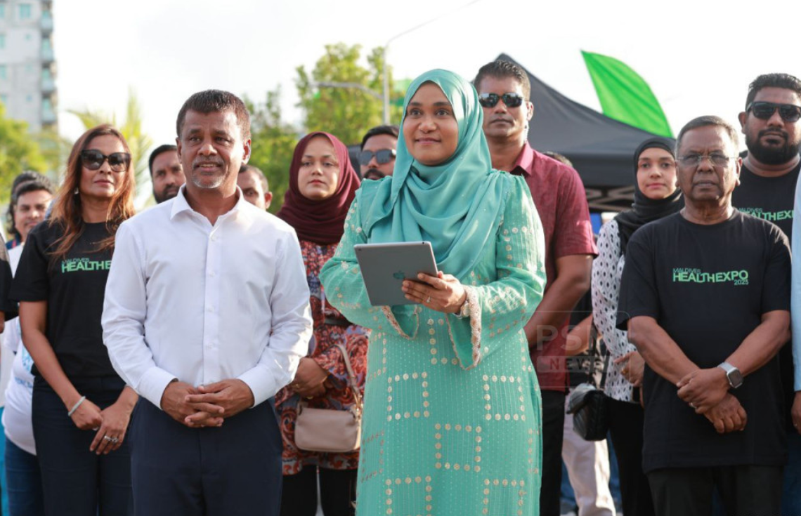 ރައީސްގެ އަނބިކަނބަލުން "ހެލްތު އެކްސްޕޯ 2025" އިފްތިތާޙުކުރައްވައިފި