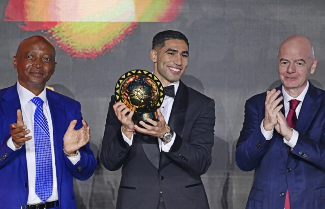 އެފްރިކާ ބައްރުގެ އެންމެ މޮޅު ކުޅުންތެރިޔާގެ މަޤާމު މޮރޮކޯގެ އަޝްރަފް ހަކީމީއަށް