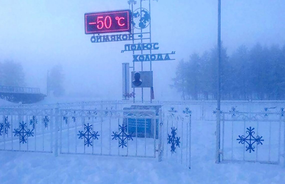 ދުނިޔޭގެ އެންމެ ފިނި އަވަށް، އޮއިމިއާކޮން ގެ ފިނިމިން މައިނަސް 50 ޑިގްރީ ސެލްސިއަސްއަށް