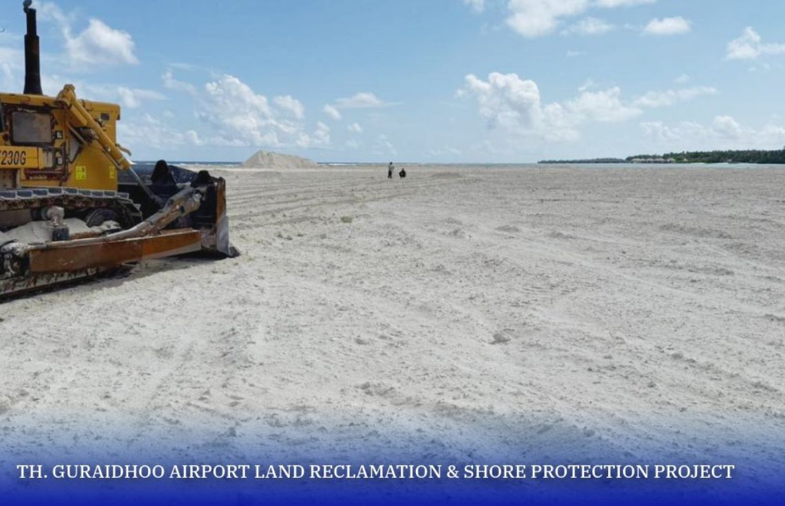 ގުރައިދޫގައި ވައިގެ ބަނދަރު އެޅުމަށް ބޭނުންވާ ބިން ހިއްކުމުގެ މަސައްކަތް އެއްކޮށް ނިންމާލައިފި