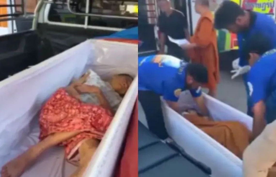 ތައިލެންޑުގައި އަންހެނަކު މަރުވެފައިވާކަމަށް ނިންމައި ސަންދޯކަށް ލުމަށްފަހު އަންދާލުމަށް ގެންދަނިކޮށް ހޭލައިފި