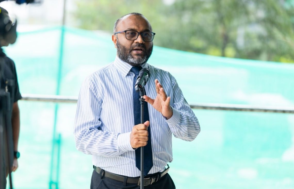 ހުޅުމާލޭގައި ޢިމާރާތްކުރާ ވަޤްފު އިމާރާތަކީ ރާއްޖޭގައި މިހާތަނަށް ޤާއިމްކުރެވޭ އެންމެ ބޮޑު ވަޤްފު ބިނާ: ވަޒީރު ޝަހީމް