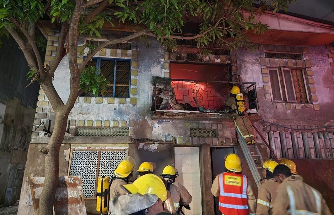 މާލޭގެ ފަޅު އިމާރާތެއްގައި ރޯވި އަލިފާން އެމްއެންޑީއެފުން ނިއްވާލައިފި