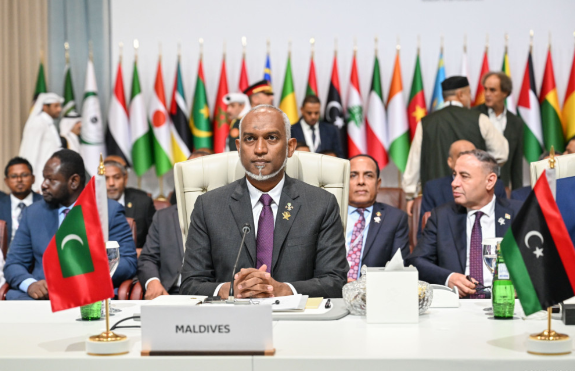 ފަލަސްޠީނުގެ ރައްޔިތުންނަށް ހަމަޖެހުމާއި އިޤްތިޞާދީ ގޮތުން ކުރިއަރާނެ މުސްތަޤްބަލެއްގެ އުންމީދު ދަނީ ގެއްލެމުން: ރައީސް