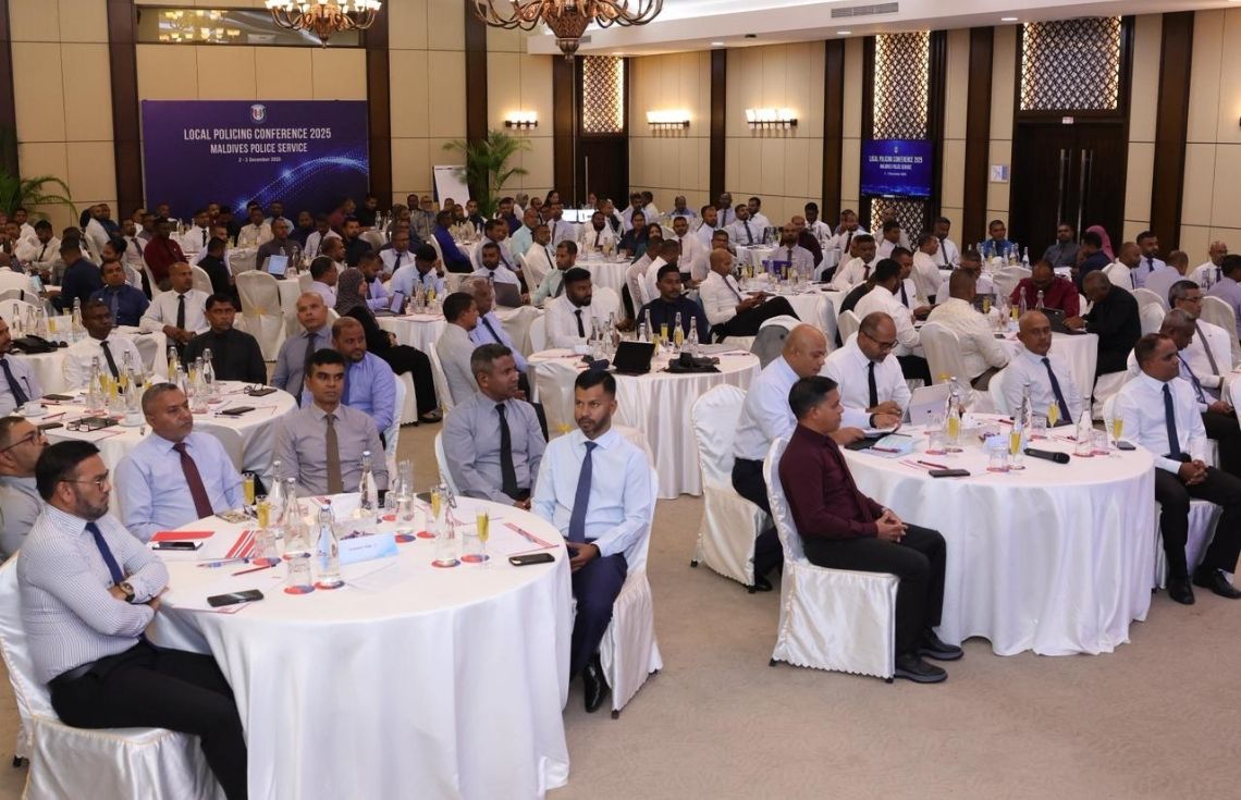 ފުލުހުންގެ މަސައްކަތްތައް ހަރުދަނާކުރުމަށް ބާއްވާ "ލޯކަލް ޕޮލިސިންގ ކޮންފަރެންސް" 170 ބައިވެރިންނާއެކު ފަށައިފި