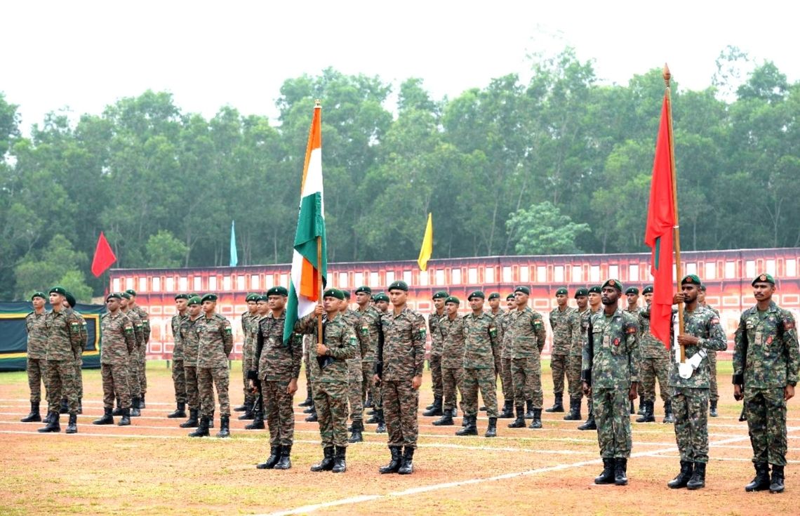 އެމްއެންޑީއެފާއި އިންޑިއަން އަރމީ ގުޅިގެން ކުރިއަށްގެންދާ ޖޮއިންޓް މިލިޓަރީ އެކްސަސައިޒެއް ޓްރިވެންޑްރަމްގައި ފަށައިފި