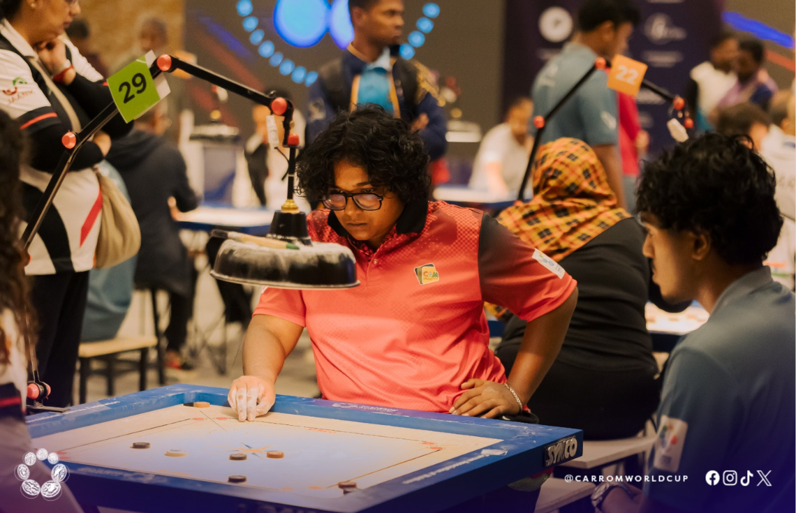 ކެރަމް ވޯލްޑްކަޕް: ސްރީ ލަންކާ ބަލިކޮށް ރާއްޖެ ސެމީއަށް