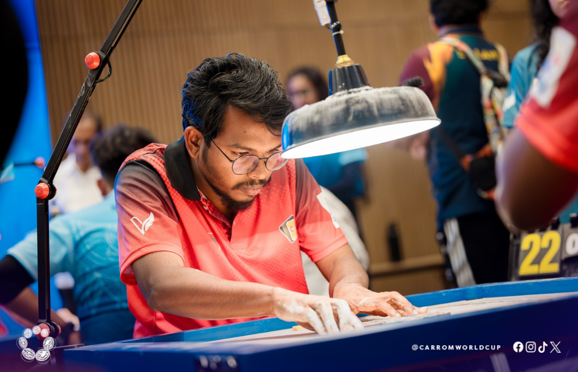 ކެރަމް ވޯލްޑް ކަޕް: ފިރިހެނުންގެ ޓީމް އިވެންޓުގެ ތިންވަނަ ހޮވާ މެޗުން ބަންގްލަދޭޝް އަތުން ރާއްޖެ ބަލިވެއްޖެ