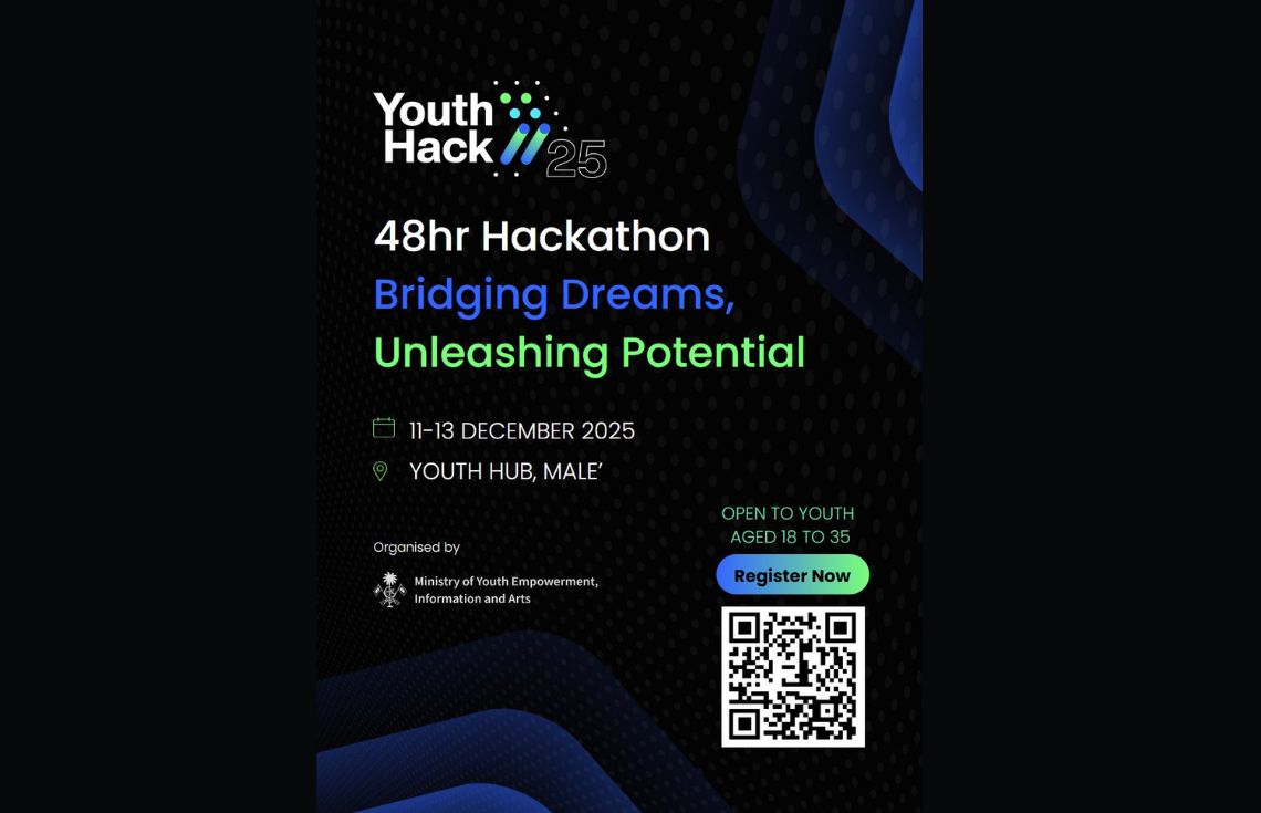 "ޔޫތް ހެކް 2025 " ގައި ބައިވެރިވުމުގެ ފުރުސަތު ހުޅުވާލައިފި!