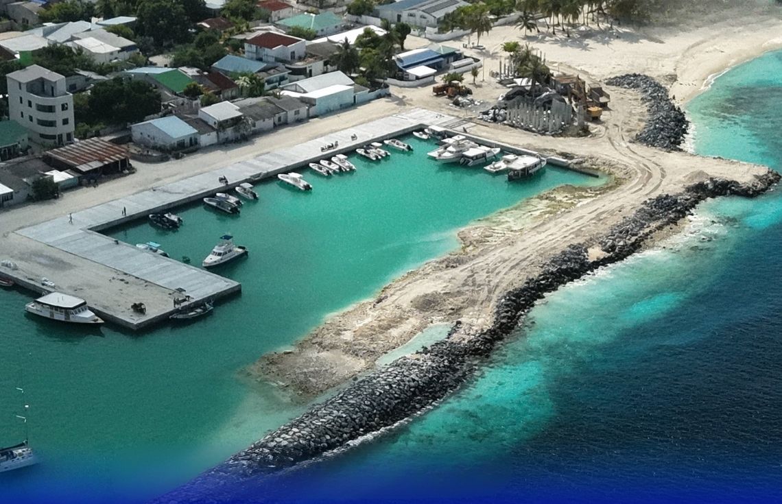 ބ. ދަރަވަންދޫ ބަނދަރު ތަރައްޤީކުރުމުގެ މަސައްކަތް ހަލުވިކަމާއެކު ދަނީ ކުރިއަށް: އެމްޓީސީސީ