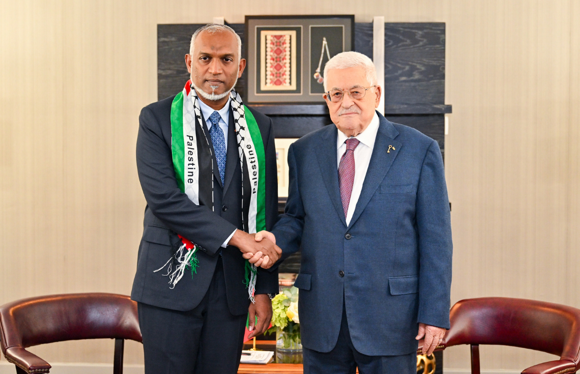 ޢަދުލުވެރިކަމާއި، އިންސާނީ ކަރާމާތާއި، ހަމަހަމަކަން ދެމެހެއްޓުމުގައި ދިވެހިރާއްޖެއިން ދެމިއޮންނާނެ: ރައީސް