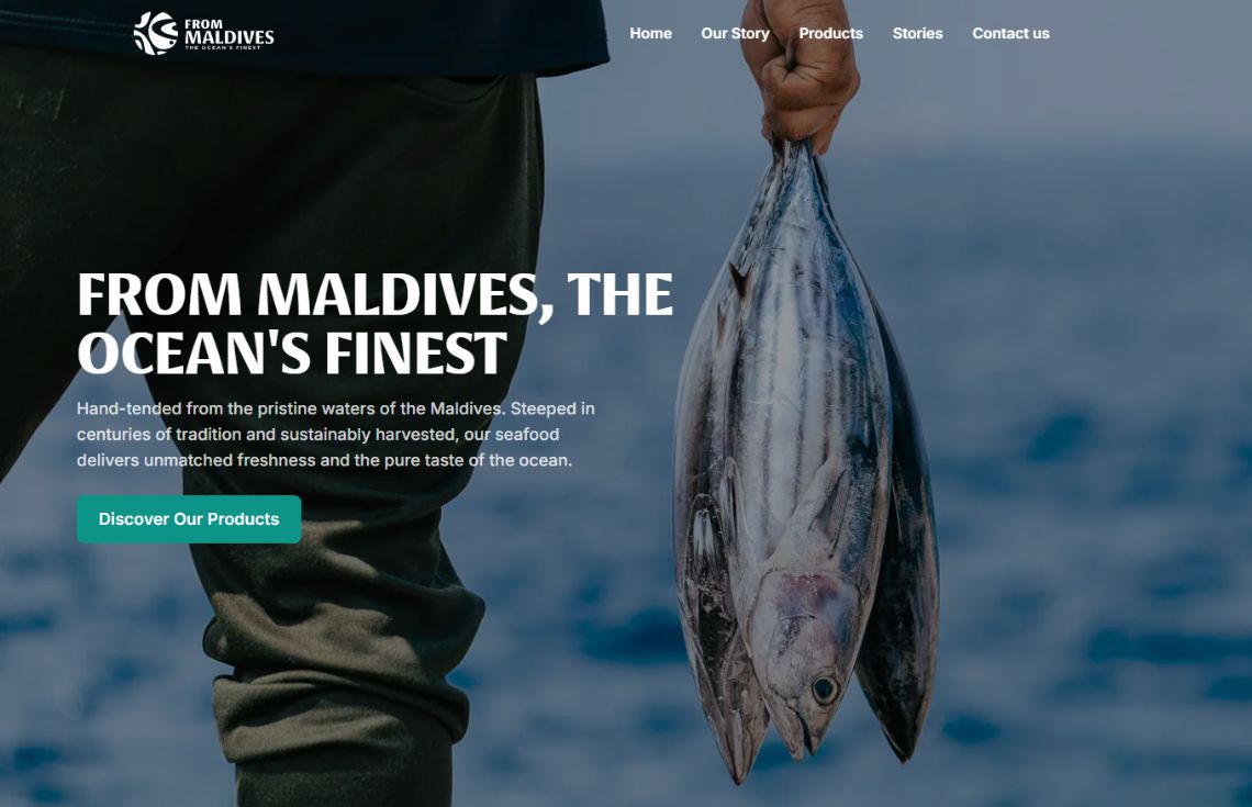 މަސްވެރިކަން ދުނިޔޭގެ ބާޒާރަށް,"ފްރޮމް މޯލްޑިވްސް"ގެ ވެބްސައިޓް އިފްތިތާޙުކޮށްފި