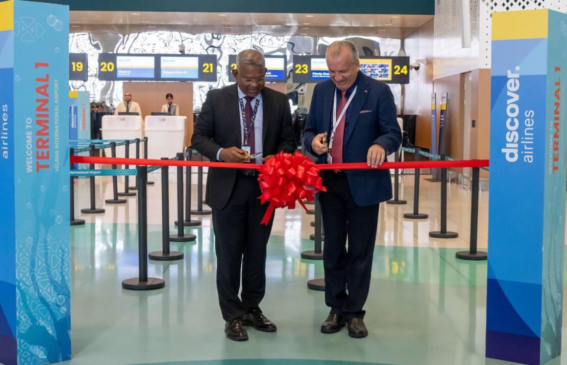 އައު ޓާރމިނަލުން ޚިދުމަތް ދޭން ފެށި 31ވަނަ އެއާރލައިނަކަށް "ޑިސްކަވަރ"