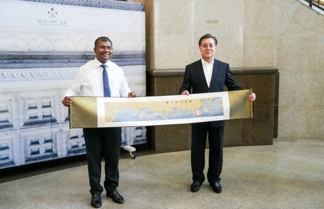 އެން.ޕީ.ސީ.ގެ ވައިސް ޗެއާރމަން، ޤައުމީ ދާރުލްއާސާރަށް ޒިޔާރަތް ކުރައްވައިފި