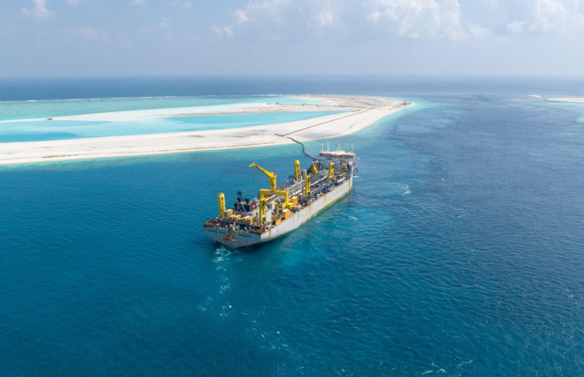 ރަސްމާލެއިން 23 ހެކްޓަރު ހިއްކައި، މަސައްކަތުގެ 17 އިންސައްތަ ފުރިހަމަކޮށްފި