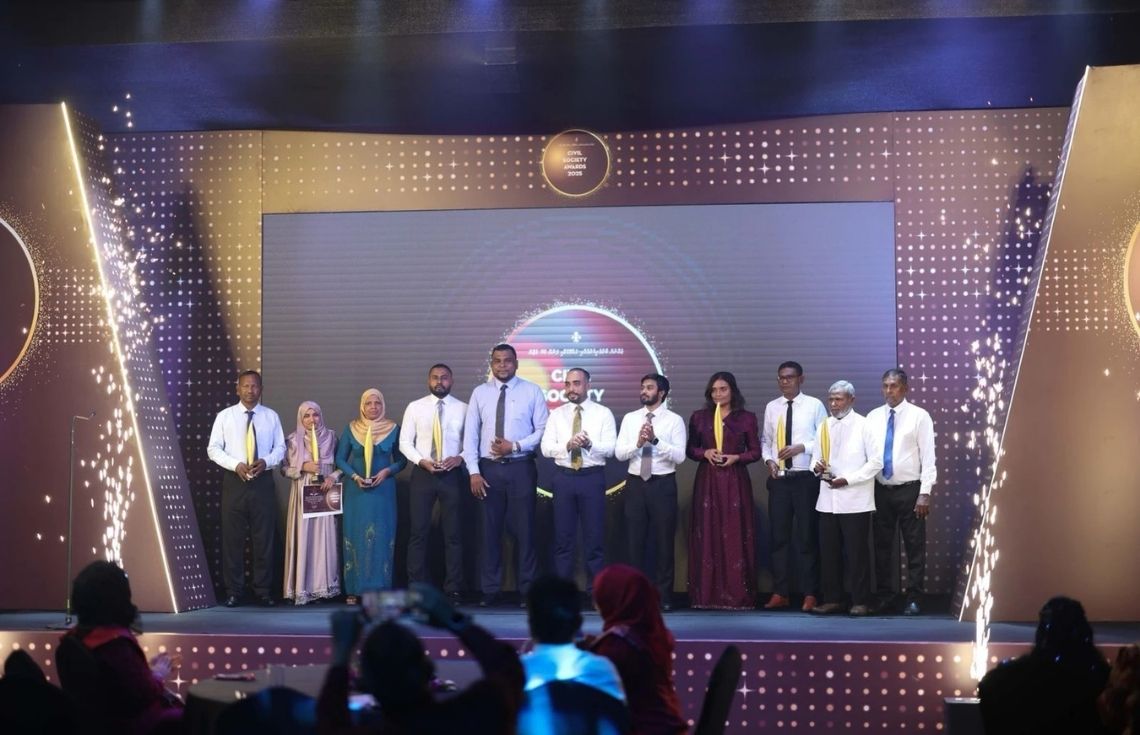 މިއަހަރުގެ ސިވިލް ސޮސައިޓީ އެވޯޑް 7 ޖަމުޢިއްޔާއަކަށް ދީފި