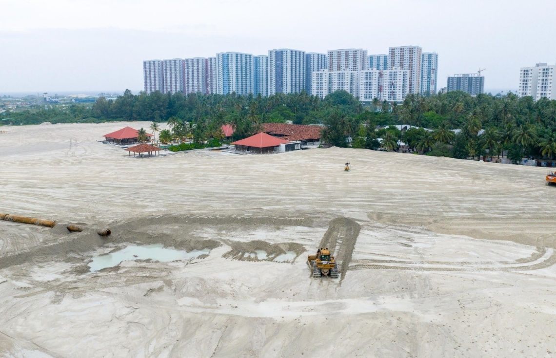 ހުޅުމާލެ ފޭސް ތިނެއްގެ 40 ހެކްޓަރުގެ ބިން ހިއްކާ ނިންމާލައިފި