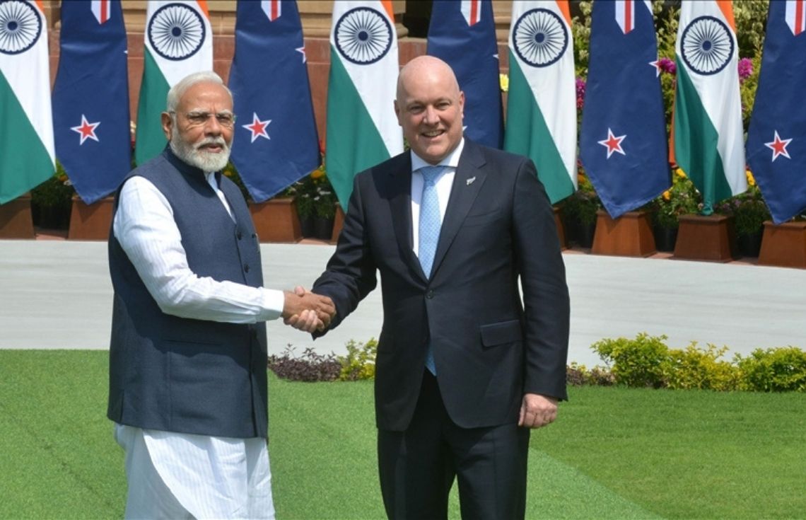 އިންޑިއާ އާއި ނިއުޒީލެންޑުން މިނިވަން ވިޔަފާރީގެ އެއްބަސްވުމެއްގައި ސޮއިކުރުމަށް ނިންމައިފި