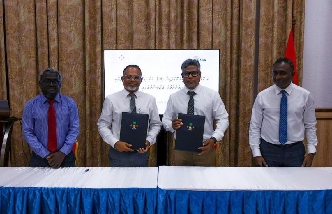 ކޮޅުފުށީގައި އިމާރާތްކޮށްފައިވާ 100 ހައުސިންގ ޔުނިޓަށް ފެނާއި ނަރުދަމާގެ ހިދުމަތް ދިނުމުގެ މަސައްކަތް ފެނަކައާ ހަވާލުކޮށްފި