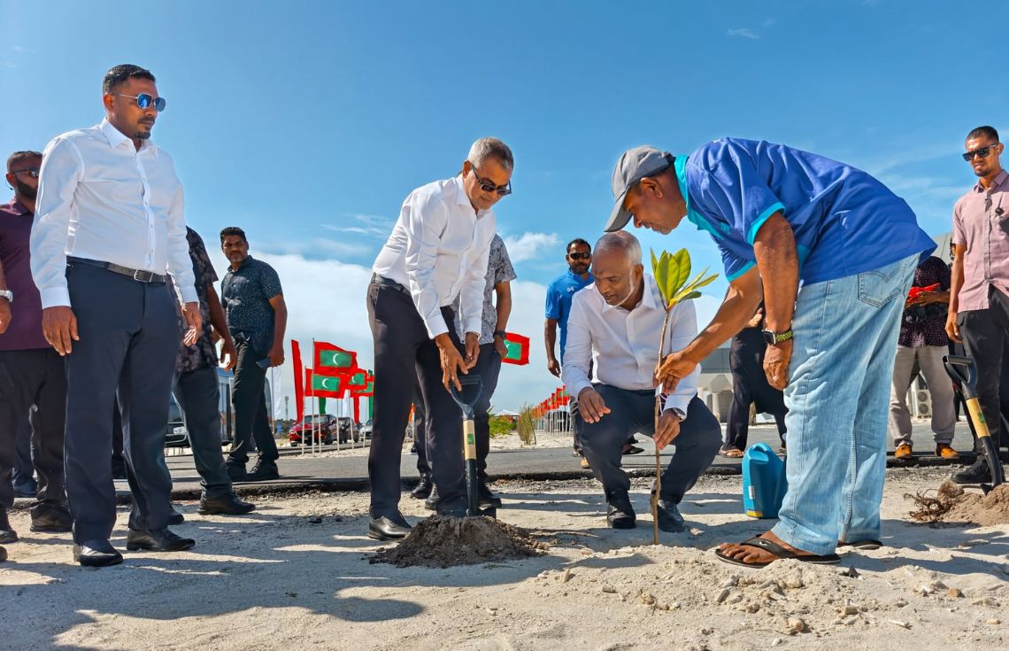 ފަސް މިލިޔަން ގަސް އިންދުމުގެ ނާސަރީ މަސައްކަތް އަންނަ އަންގާރަ ދުވަހު ހުޅުމާލޭގައި ފަށަނީ