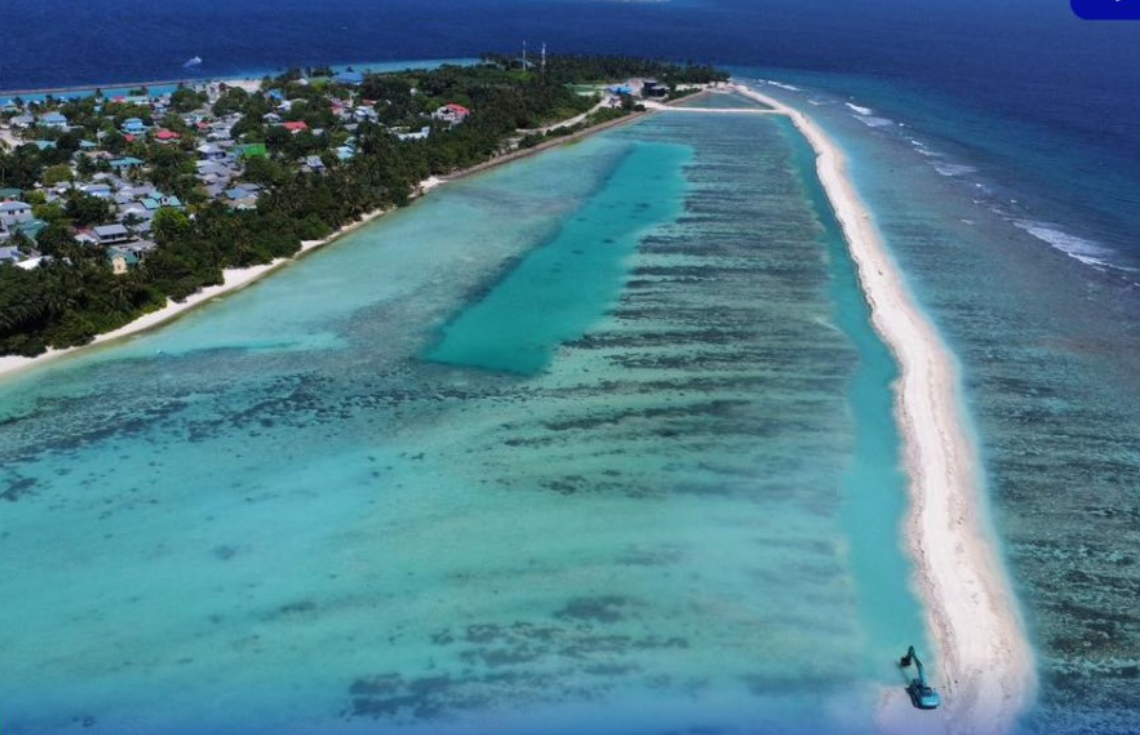 މާއެނބޫދޫ ބިން ހިއްކުމުގެ މަޝްރޫޢުގެ ތެރެއިން ބައުންޑު ވޯލްގެ ބޮޑު ބައެއް ނިމިއްޖެ