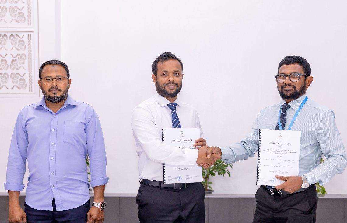 ފަރެސްމާތޮޑާގެ ބިން ހިއްކުމާއި ގޮނޑުދޮށް ހިމާޔަތްކުރުމުގެ މަޝްރޫޢު އެމްޓީސީސީއާ ހަވާލުކޮށްފި