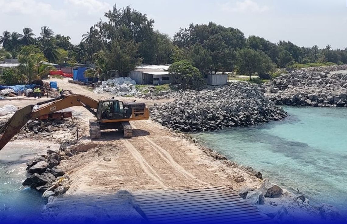 ގދ. ގައްދޫ ބަނދަރު ތަރައްޤީކުރުމުގެ %83 މަސައްކަތް އެމްޓީސީސީން ނިންމާލައިފި