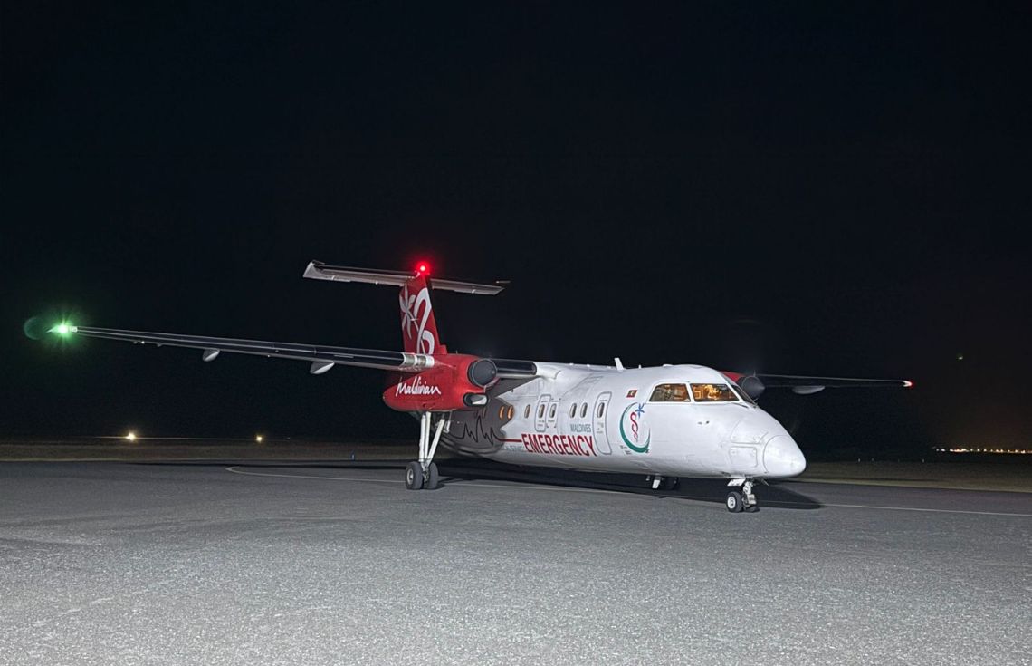 ފުނަދޫއަށް ޓެސްޓް ފްލައިޓަށްފަހު، އެންމެ ފުރަތަމަ ވެސް ރޭގަނޑު ޖެއްސީ އެއާ އެންބިއުލެންސް