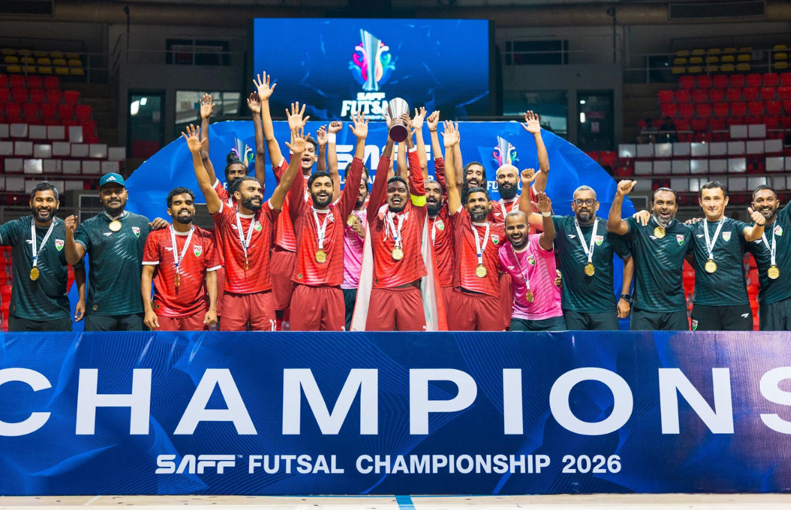 ޤައުމީ ފުޓްސަލް ޓީމުގެ ޓްރޮފީ ޕެރޭޑު ކުރިޔަށް ދާނީ އަމީނީ މަގާއި މަޖީދީ މަގުގައި