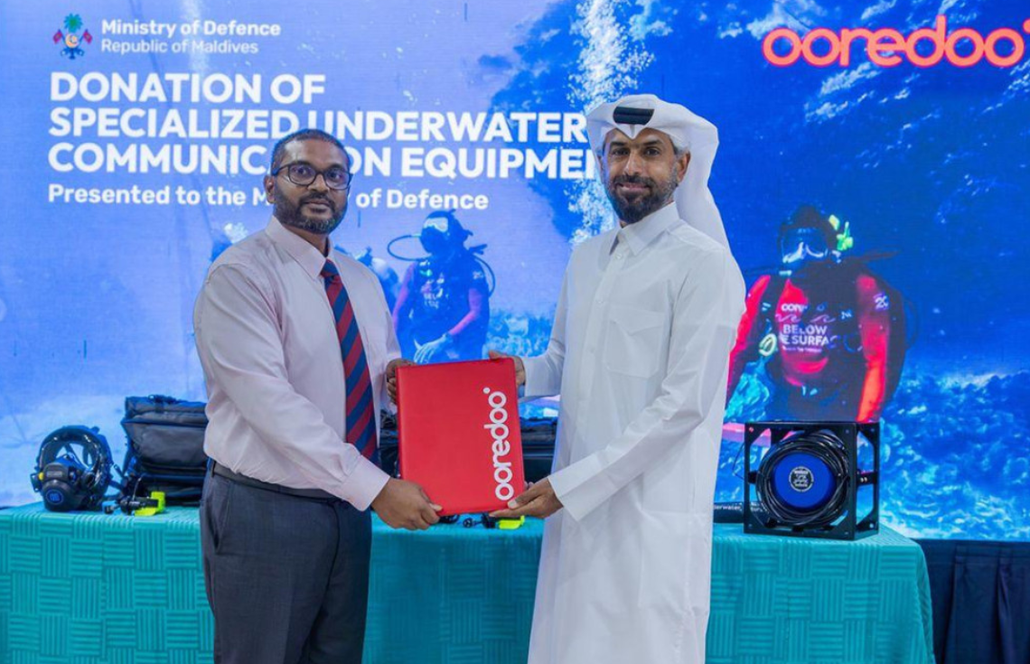 ކަނޑުއަޑީގައި ބޭނުންކުރާ ޚާއްސަ އިކުއިޕްމަންޓްތަކެއް އުރީދޫއިން އެމްއެންޑީއެފްއަށް ހަދިޔާކޮށްފި