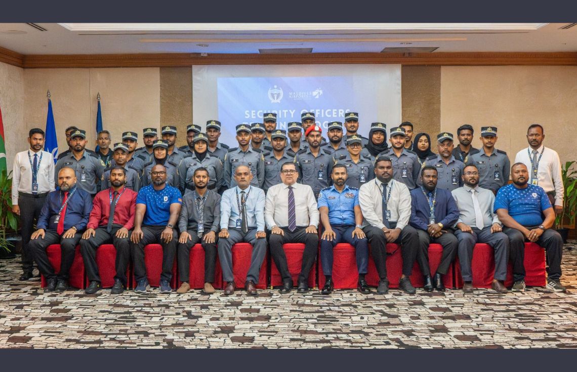 ވީ.އައި.އޭގެ ސަލާމަތީ ކަންކަން ވަރުގަދަކުރުމަށް އެމް.އޭ.ސީ.އެލް އިން ސެކިއުރިޓީ އޮފިސަރުން ތަމްރީނުކުރަނީ