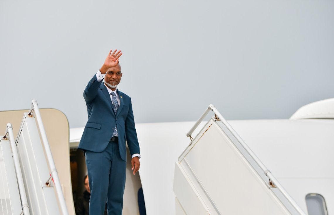 ރަސްމީ ދަތުރުފުޅެއްގައި ރައީސް މުޢިއްޒު ޖަރުމަނަށް ވަޑައިގަންނަވަނީ