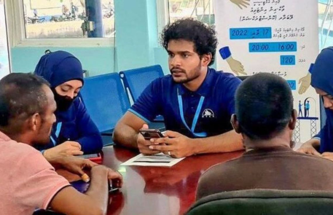 އެމްޓީސީސީގެ މަޝްރޫޢުތަކަށް ބޭނުންވާ މުވައްޒިފުން ހޯދަން ކުޅުދުއްފުށީގައި ވޯކްއިން އިންޓަވިއު ބާއްވަނީ