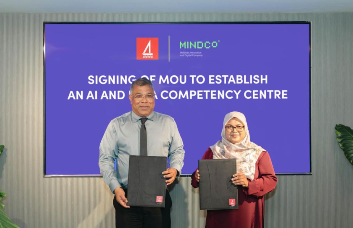 ރާއްޖޭގައި އޭއައި އަދި ޑޭޓާ ކޮމްޕިޓެންސީ ސެންޓަރެއް ޤާއިމުކުރުމަށް މައިންޑްކޯ އާއި ބީއެމްއެލް އިން ސޮއިކޮށްފި