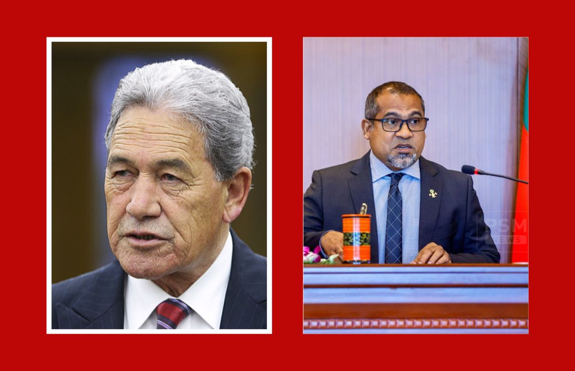 ނިއުޒިލޭންޑްގެ ވައިޓަންގީ ދުވަހުގެ ތަހުނިޔާއެ ޤައުމުގެ ޚާރިޖީ ވަޒީރަށް ދިވެހިރާއްޖޭގެ ޚާރިޖީ ވަޒީރު ފޮނުއްވައިފި