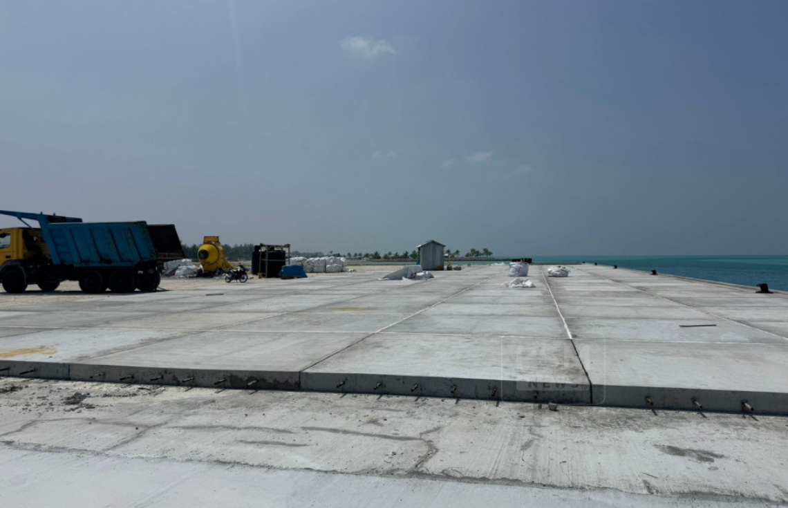 ހުޅުމީދޫ މިފްކޯ ބަނދަރުގެ މަސައްކަތް އަންނަ އޭޕްރީލް މަހަށް ނިމޭނެ: އެމްޓީސީސީ