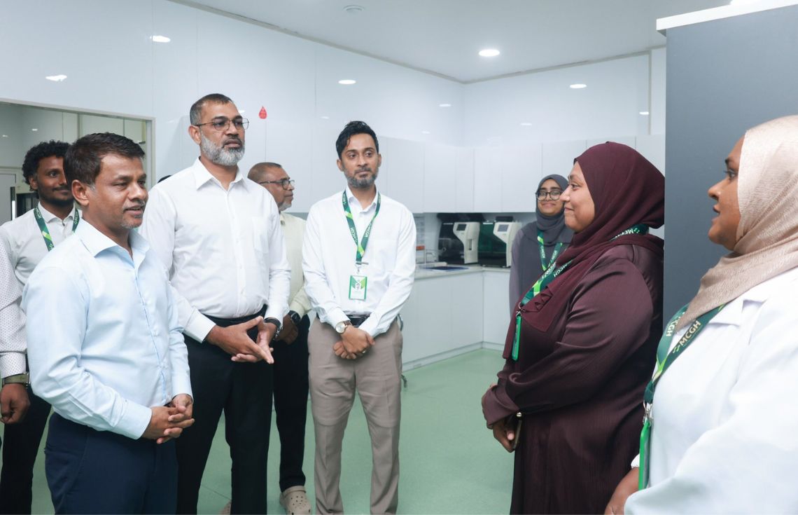 ތެލަސީމިއާގެ އެކި ޓެސްޓްތައް ހެދޭ ޑީ.އެން.އޭ ލެބޯރެޓަރީއެއް ޤާއިމުކޮށް، ޚިދުމަތް ރަސްމީކޮށް ފަށައިފި