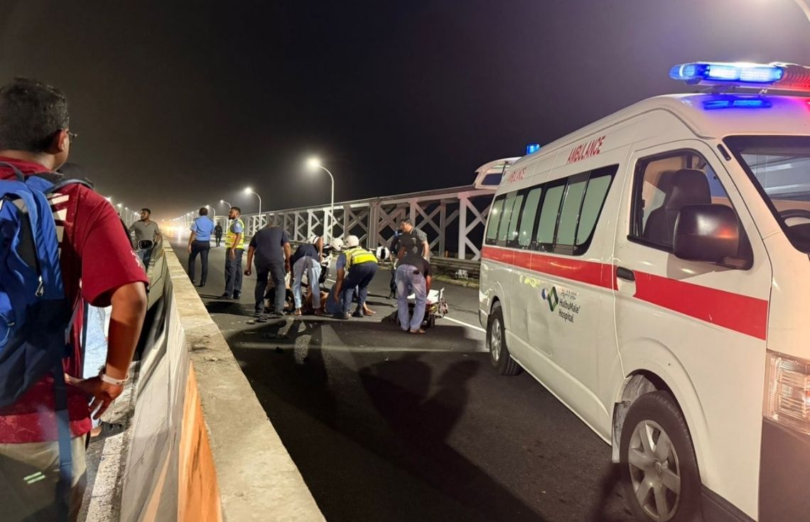 ހައިވޭގައި ރޭ ހިނގި އެކްސިޑެންޓެއްގައި 4 ދިވެއްސަކަށް އަނިޔާވެއްޖެ