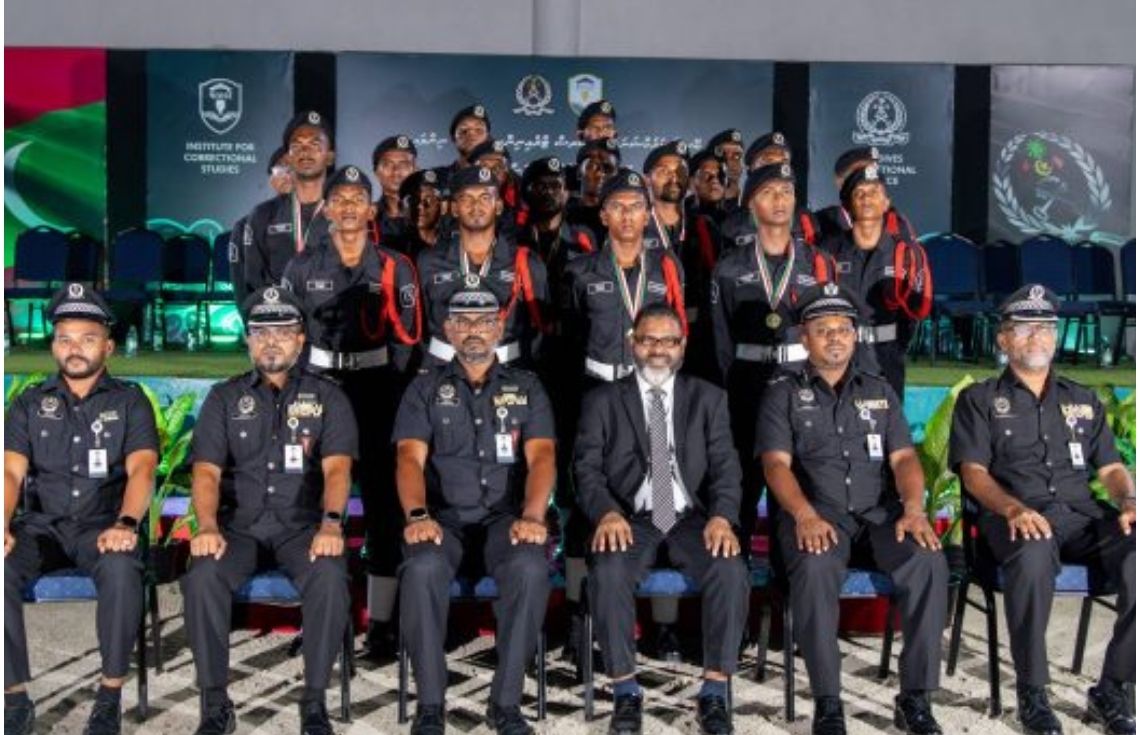 ސެޓްފިކެޓް 1 އިން ބޭސިކް ކަރެކްޝަނަލް އޮފިސަރސް ޓްރޭނިންގ ގެ ދެވަނަ ބެޗް ދަސްވެނިވުމުގެ ރަސްމިއްޔާތު ބާއްވައިފި