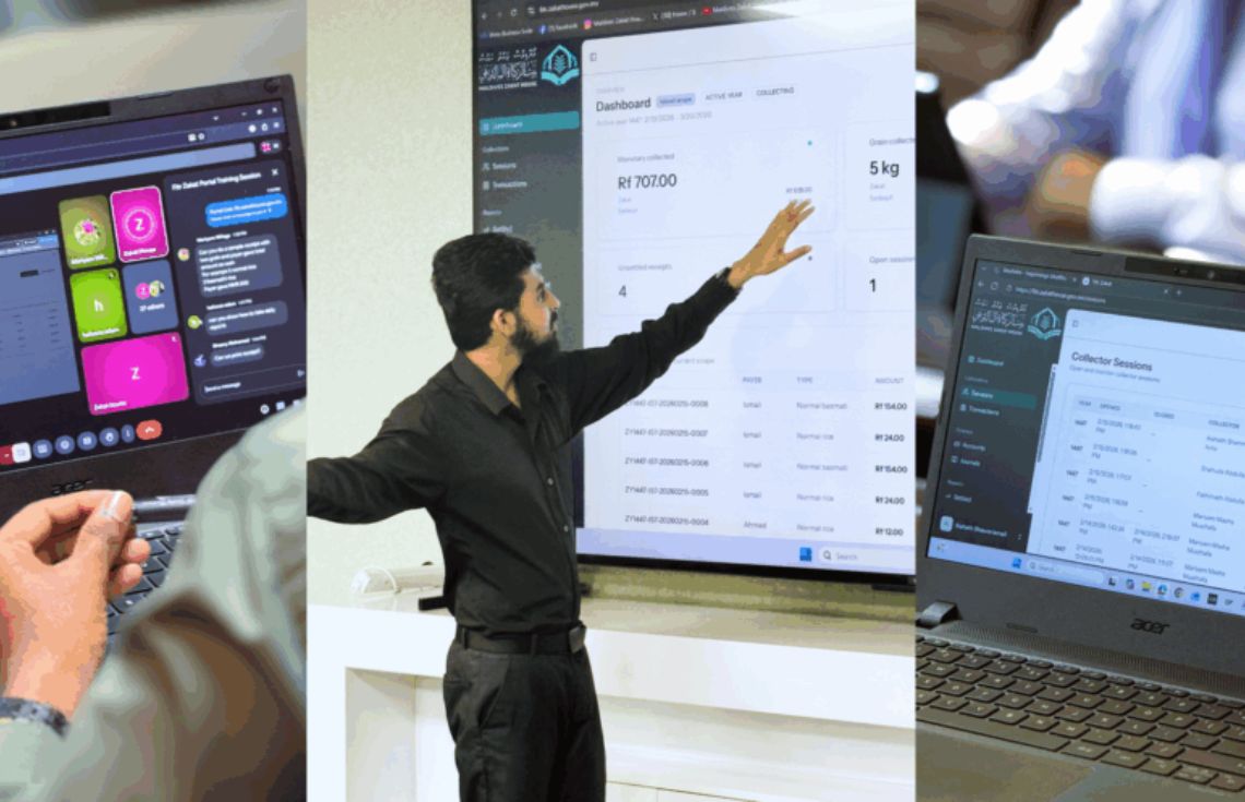 ޒަކާތު ހައުސްއިން ފިޠުރު ޕޯޓަލްގެ ތަމްރީނު ބާއްވާ، މޯލްޑިވްސް ޒަކާތު ހައުސްއިން ޑިޖިޓަލް ގަވަރނަންސް ވަރުގަދަކޮށްފި