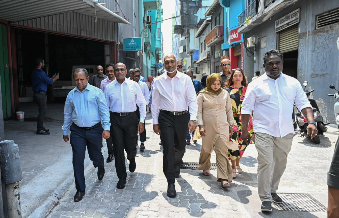 ކޮންގްރެސް ޕާޓީއިން ކުރިޔަށް ގެންދިޔަ ޑޯޓުޑޯ ހަރަކާތުގައި ރައީސުލްޖުމްހޫރިއްޔާ ބައިވެރިވެވަޑައިގެންފި