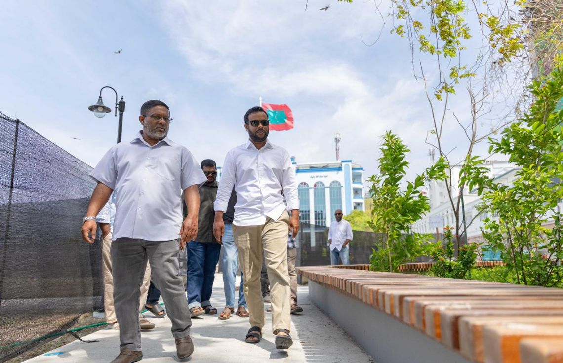 ޖުމްހޫރީ މައިދާން އާބާތުރަފިލުވުމުގެ 90 އިންސައްތަ މަސައްކަތް ނިންމައި، ވަގުތީގޮތުން ހުޅުވާލައިފި